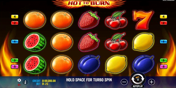 Slot Hot to Burn Jackpot Bertingkat Memberikan Cuan Fantastis
